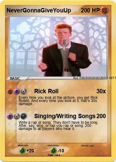 Pokemon NeverGonnaGiveYouUp