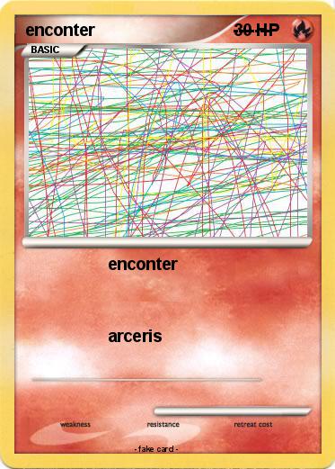 Pokemon enconter                              -------