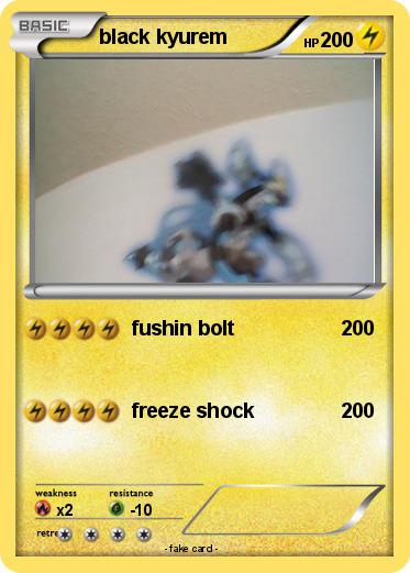 Pokemon black kyurem