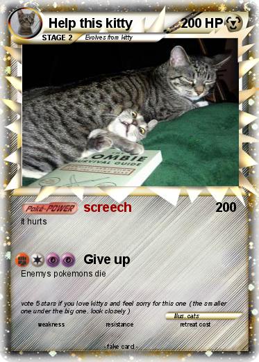 Pokemon Help this kitty