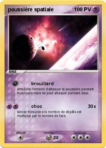 Pokemon poussière spatiale