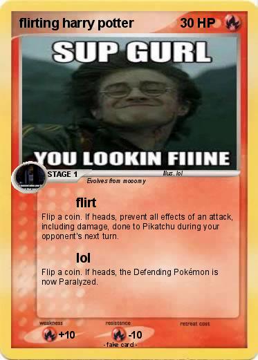 Pokemon flirting harry potter