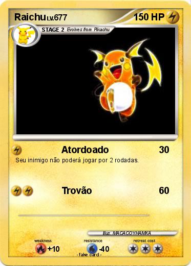 Pokemon Raichu