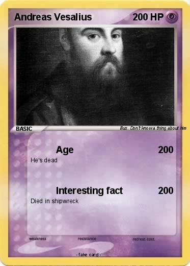 Pokemon Andreas Vesalius