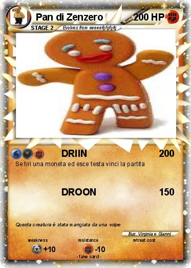 Pokemon Pan di Zenzero