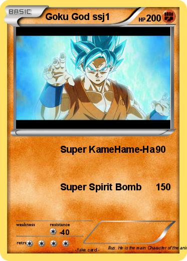 Pokemon Goku God ssj1