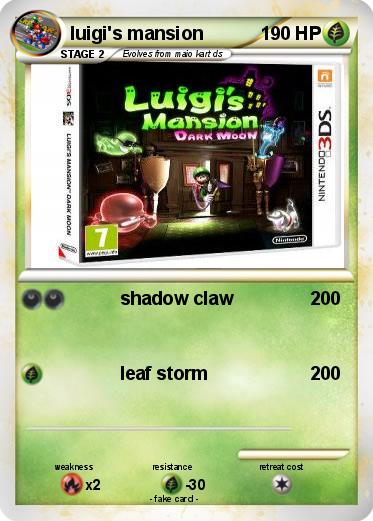 Pokemon luigi's mansion