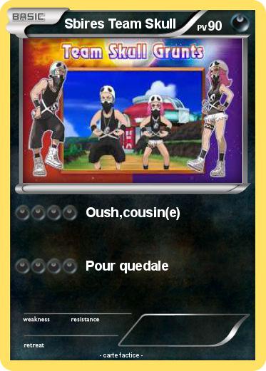 Pokemon Sbires Team Skull