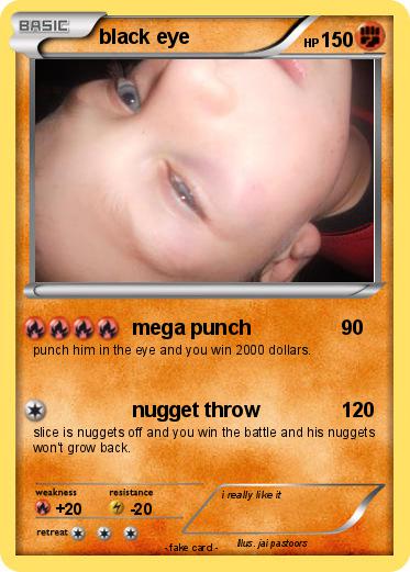 Pokemon black eye