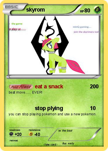 Pokemon skyrom