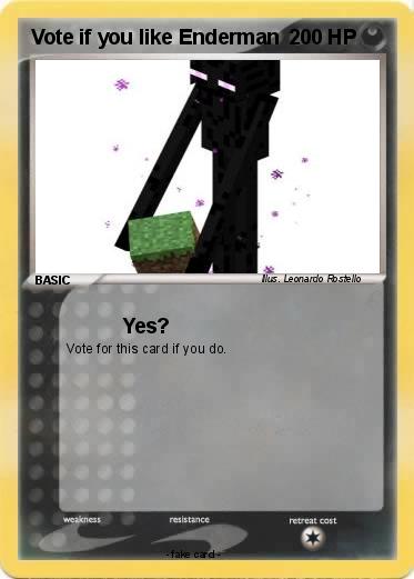 Pokemon Vote if you like Enderman