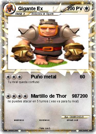 Pokemon Gigante Ex