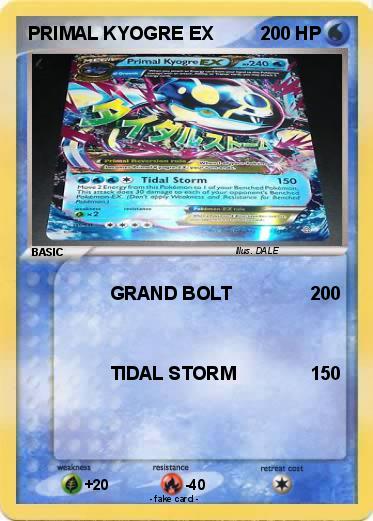 Pokemon PRIMAL KYOGRE EX