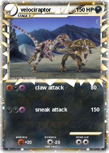 Pokemon velociraptor