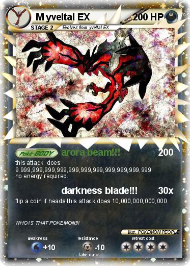 Pokemon M yveltal EX