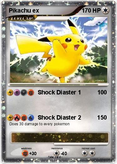 Pokemon Pikachu ex                                                            1