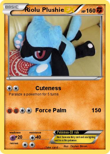 Pokemon Riolu Plushie