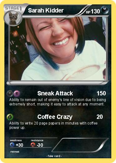 Pokemon Sarah Kidder