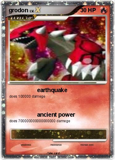 Pokemon grodon