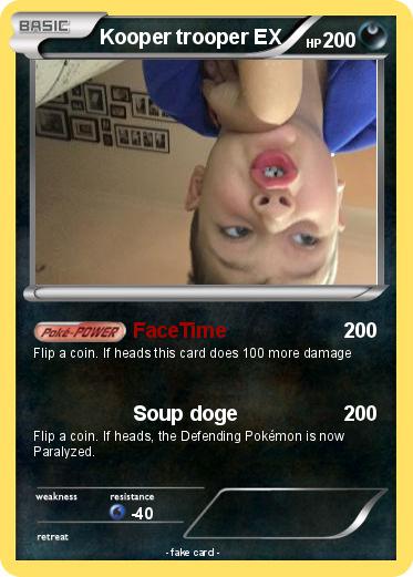 Pokemon Kooper trooper EX