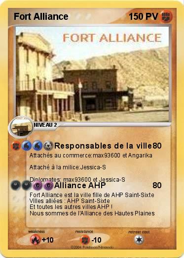 Pokemon Fort Alliance