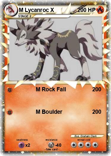 Pokemon M Lycanroc X