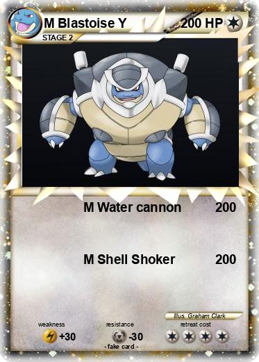 Pokemon M Blastoise Y