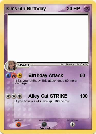 Pokemon Isla's 6th Birthday