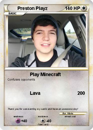 Pokemon Preston Playz