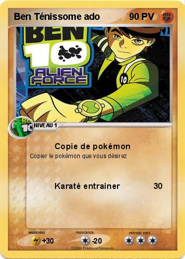 Pokemon Ben Ténissome ado