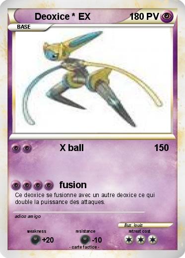 Pokemon Deoxice * EX