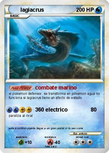Pokemon lagiacrus