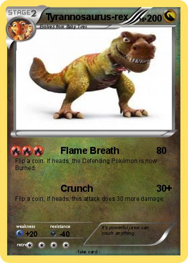 Pokemon Tyrannosaurus-rex
