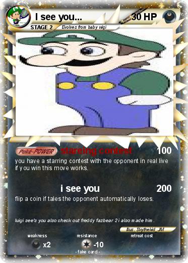 Pokemon I see you...