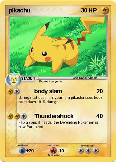 Pokemon pikachu
