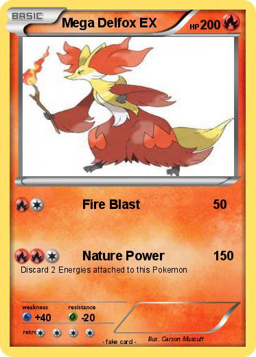 Pokemon Mega Delfox EX