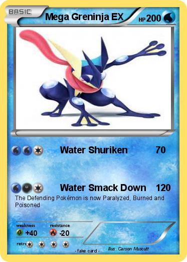 Pokemon Mega Greninja EX
