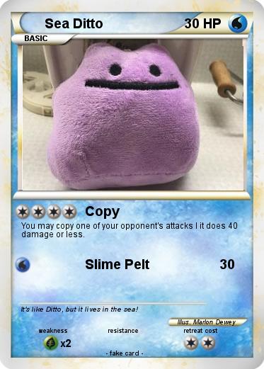 Pokemon Sea Ditto