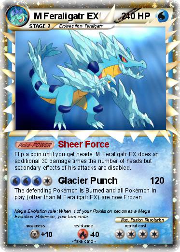 Pokemon M Feraligatr EX         2