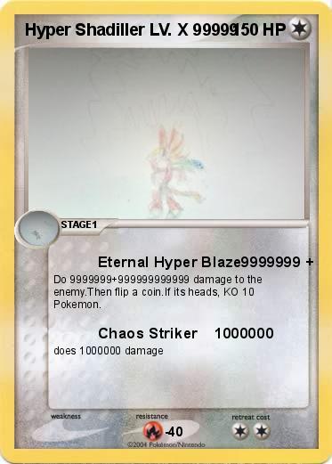 Pokemon Hyper Shadiller LV. X 99999