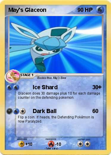 Pokemon May's Glaceon