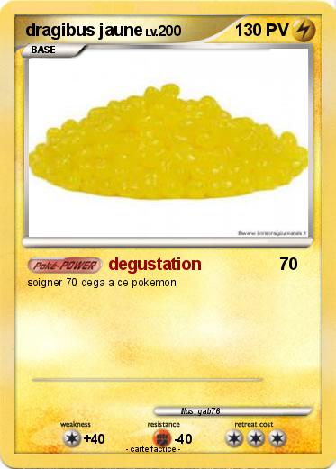 Pokemon dragibus jaune