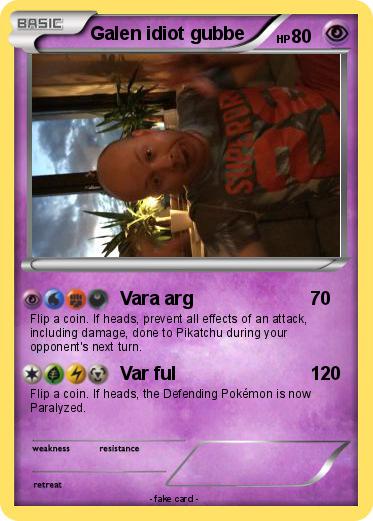 Pokemon Galen idiot gubbe