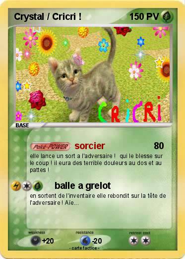 Pokemon Crystal / Cricri !