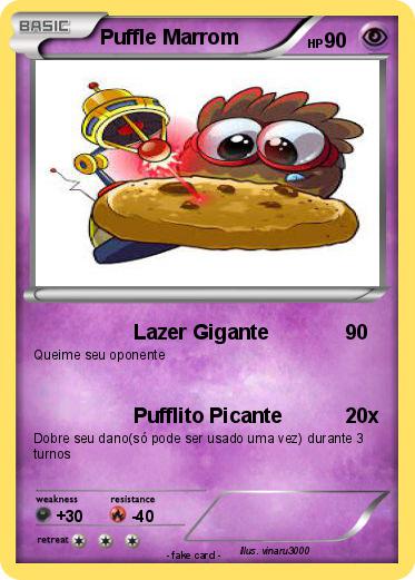 Pokemon Puffle Marrom
