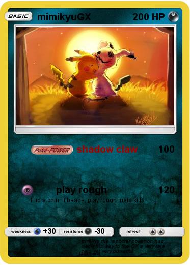 Pokemon mimikyuGX