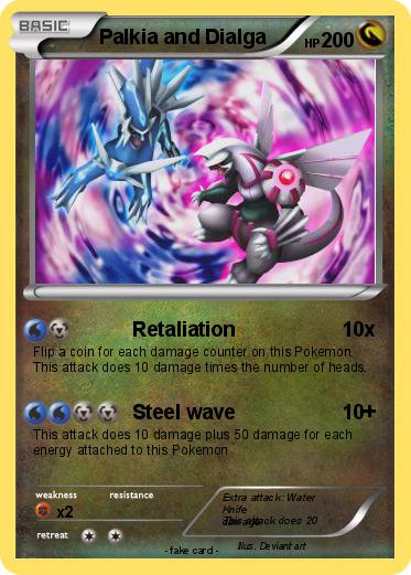 Pokemon Palkia and Dialga