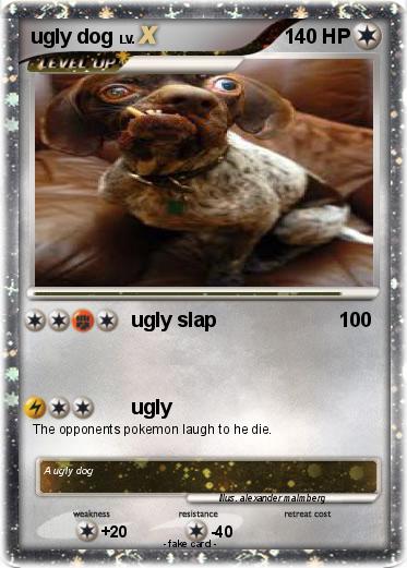 Pokemon ugly dog