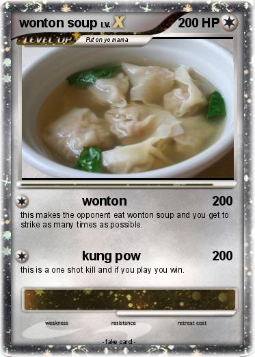 Pokemon wonton soup