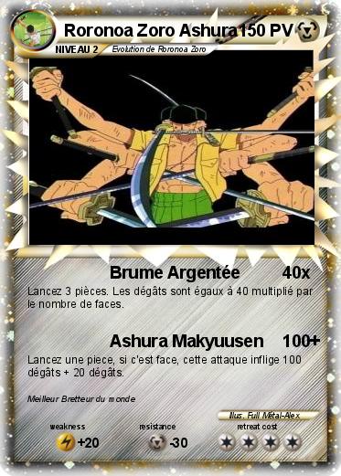 Pokemon Roronoa Zoro Ashura